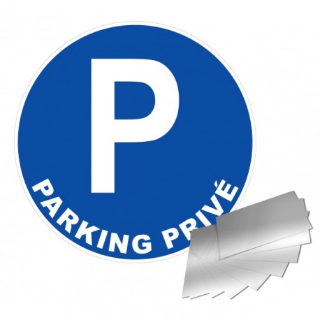 Panneau de signalisation - Parking privé