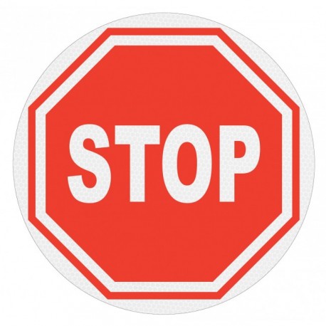 Panneau de signalisation rétroréfléchissant - STOP