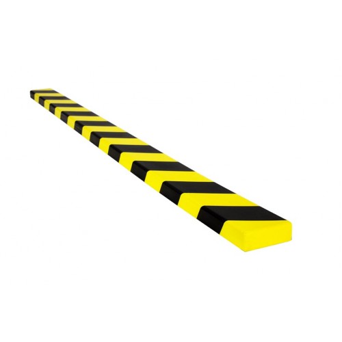 Amortisseur de choc 1 m pour surface plane - jaune et noir