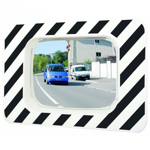 Miroir rectangulaire 630 x 140 x 920 mm routier - P.A.S