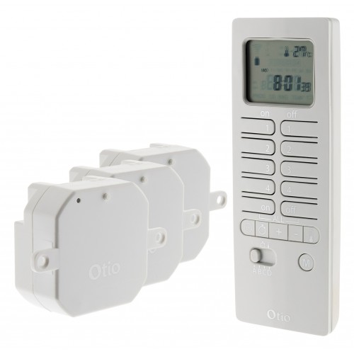Pack chauffage télécommandé - Inclus 1 télécommande 16 canaux + 3 micro récepteurs encastrables pour chauffage 2000W max