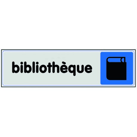 Plaquette plexiglas couleur - Bibliothèque 