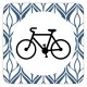 Plaque de porte vélo