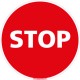 Panneau interdiction routière - STOP