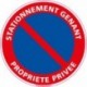 Panneau STATIONNEMENT GENANT PROPRIETE PRIVEE