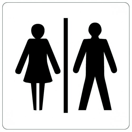 Pictogramme - Toilettes Hommes/Femmes