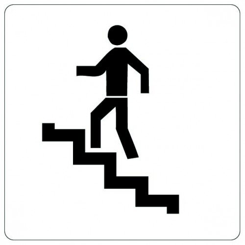 Pictogramme - Escalier montée